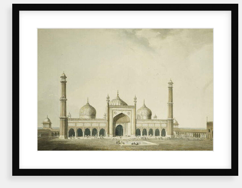 The Jama Masjid, Delhi by William Daniell