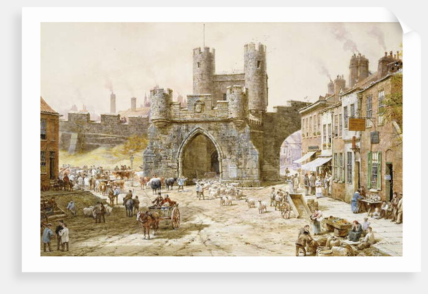 Walgate Bar, York by Louise Ingram Rayner