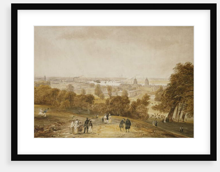 A View of London from Greenwich by James-Pattison Cockburn