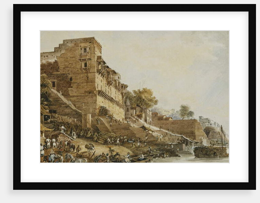The Man Mundil or Hindoo Observatory, Benares 1829 by James Prinsep