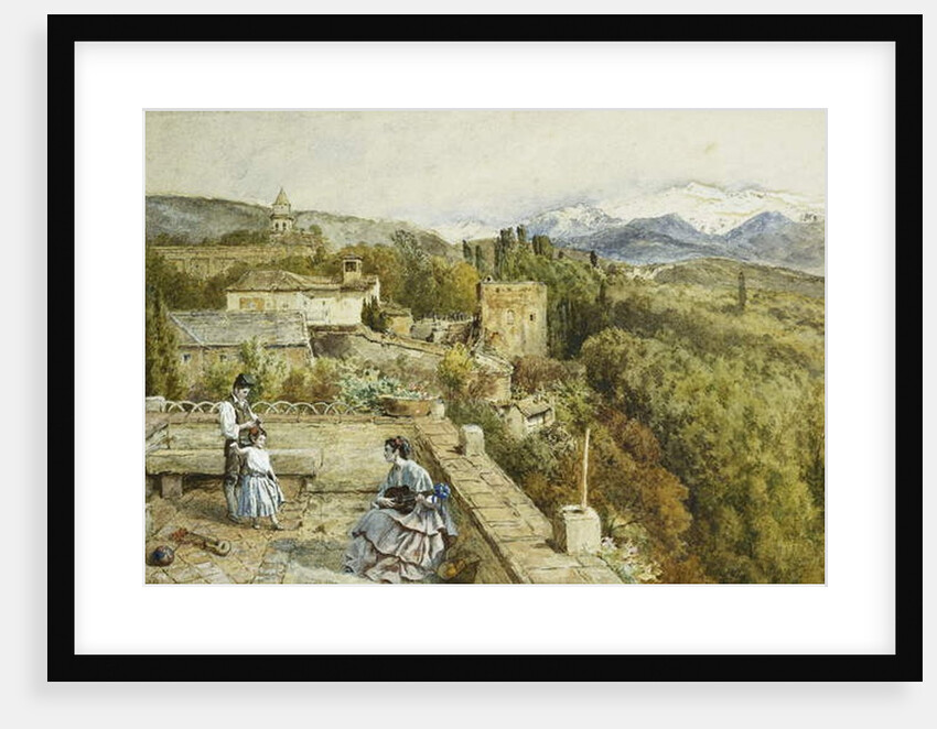 The Sierra Nevada from the Alhambra by Myles Birket Foster