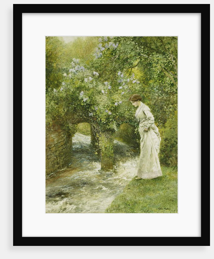 The Mill Stream in Spring by Arthur Hopkins