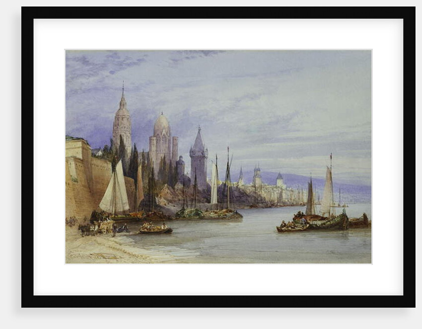 Mayence, on the Rhine, 1895 by William Callow