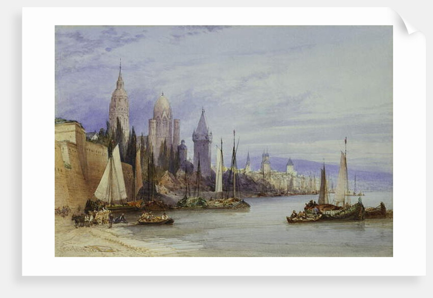 Mayence, on the Rhine, 1895 by William Callow