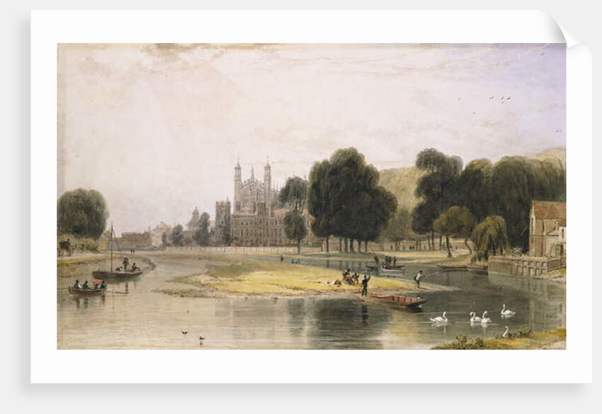 Eton Colleage, 1827 by William Daniell