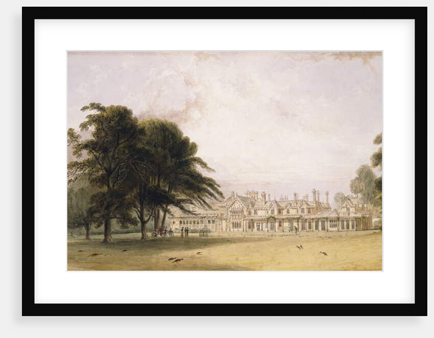 The Royal Lodge, Windsor Park by William Daniell
