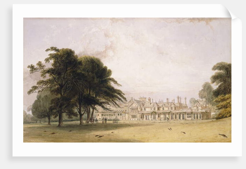 The Royal Lodge, Windsor Park by William Daniell