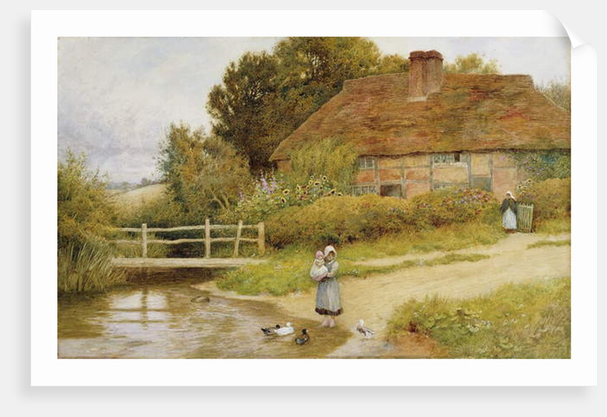 Watching the Ducks by Arthur Claude Strachan