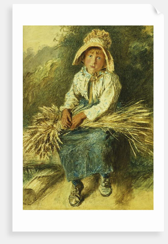The Young Gleaner by William Henry Hunt