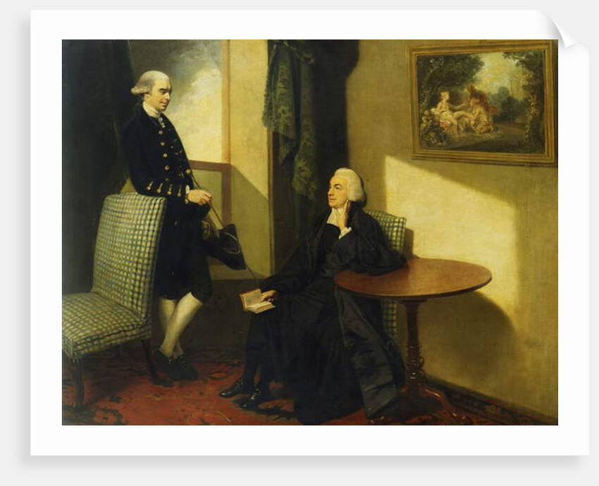 Double Portrait of the Reverend John Cocks and James Cocks by John Hamilton Mortimer