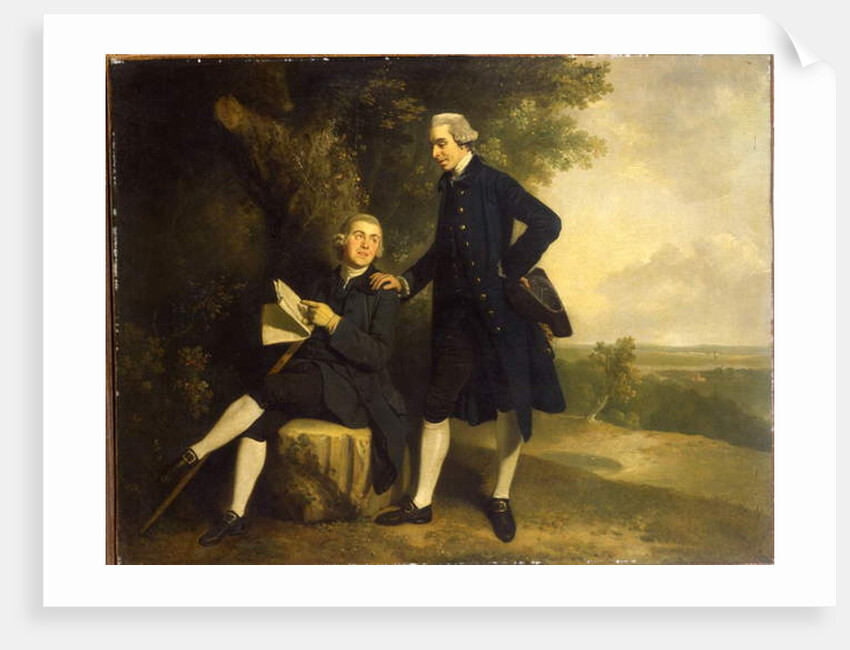 Double Portrait of Thomas Somers Cocks and Richard Cocks of Castleditch by John Hamilton Mortimer