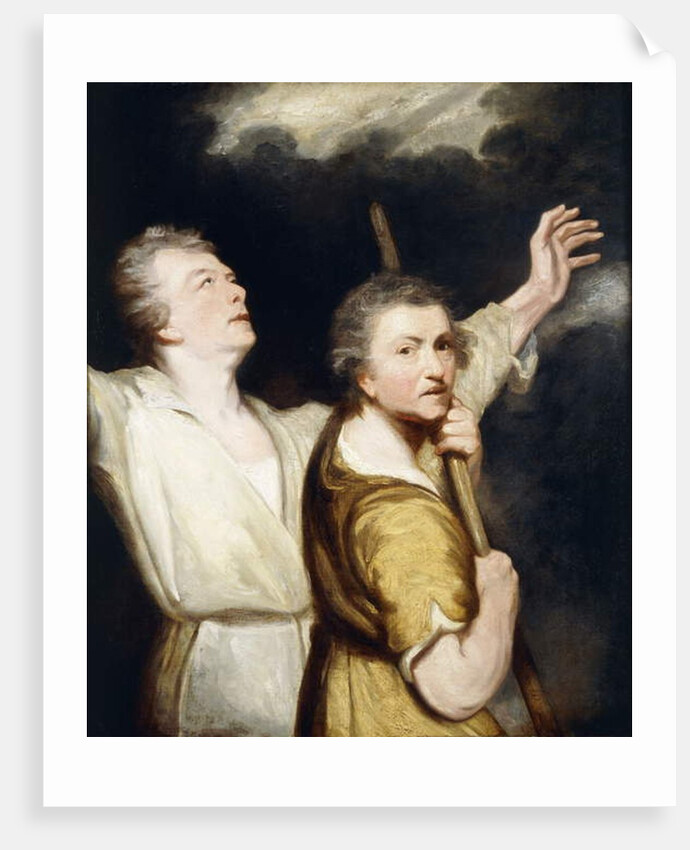 Portrait of the Artist and Thomas Jervais as Adoring Shepherds by Joshua Reynolds