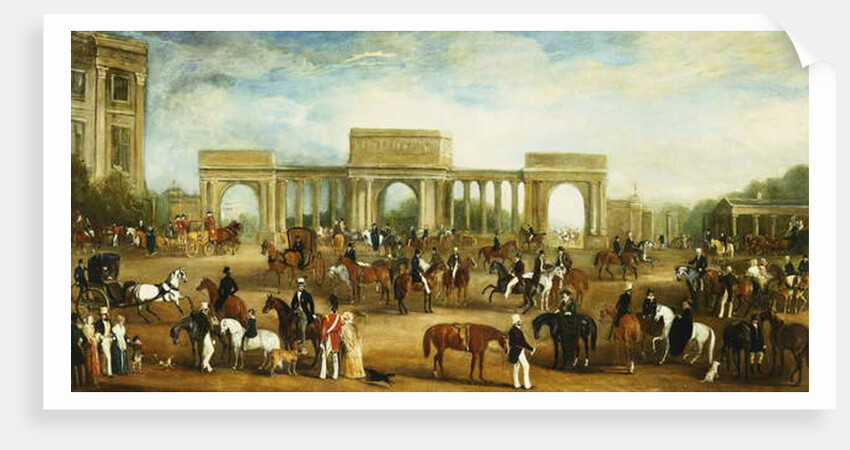 Hyde Park Corner by John Jnr. Ferneley