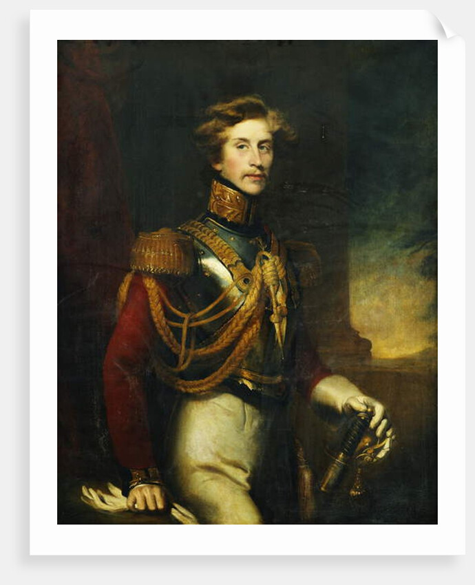 Portrait of Arthur Vansittart, Three-Quarter Length, in the Uniform of the Life Guards by James Godsell Middleton