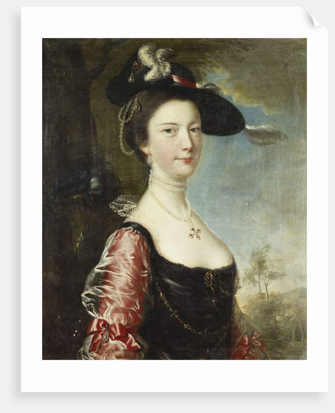 Portrait of His Wife, Anne by Joseph Wright of Derby