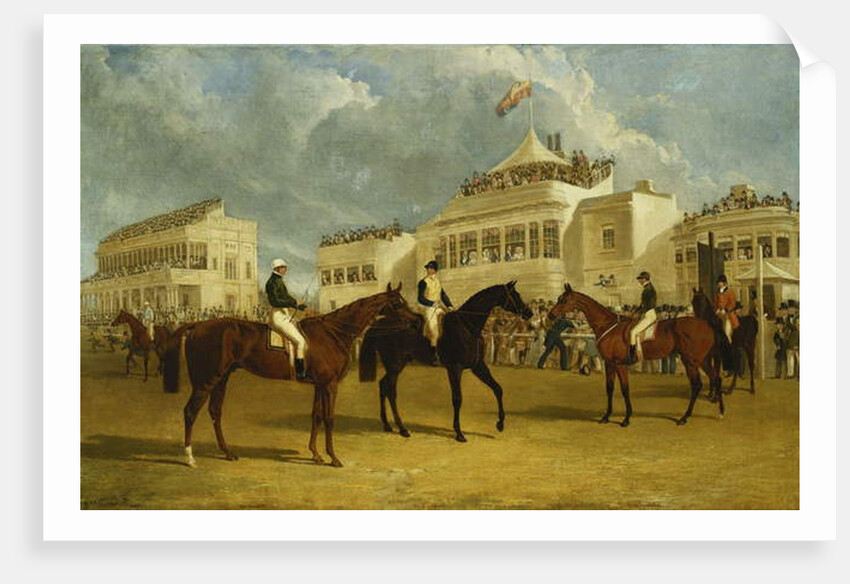 Preparing to Start for the Emperor of Russia's Cup at Ascot, 1845, 1845 by John Frederick Herring Snr