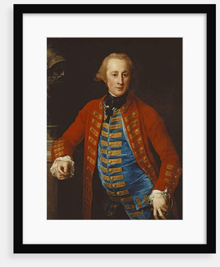 Portrait of a Cavalry Officer in Walking-Out Dress by Pompeo Girolamo Batoni