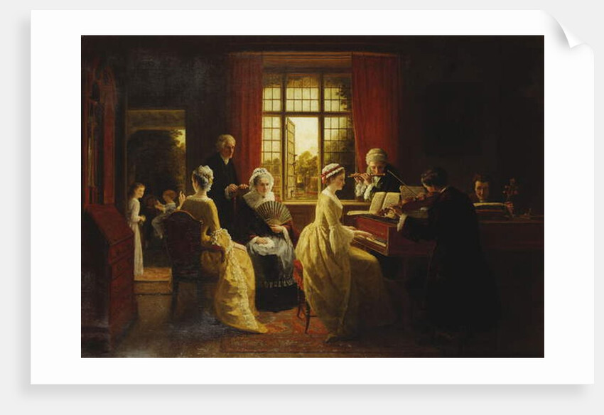 Music at the Parsonage by Frederick Daniel Hardy