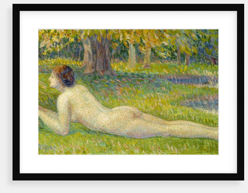 Reclining Woman; Femme Allongee by Hippolyte Petitjean
