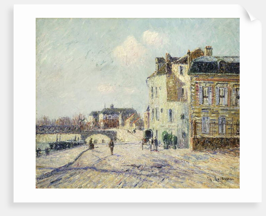 Le Quai de l'Oise a Pointoise, 1908 by Gustave Loiseau