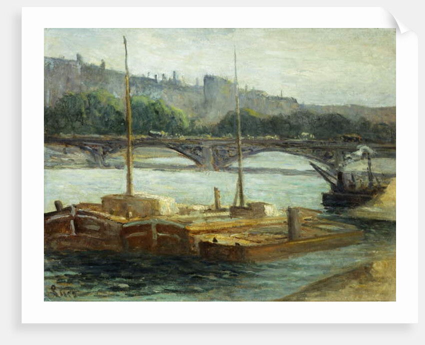 Boats at Groix; Bateaux a Groix by Paul Signac