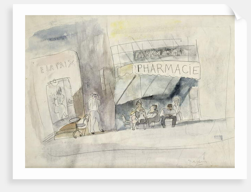 La Pharmacie by Jules Pascin