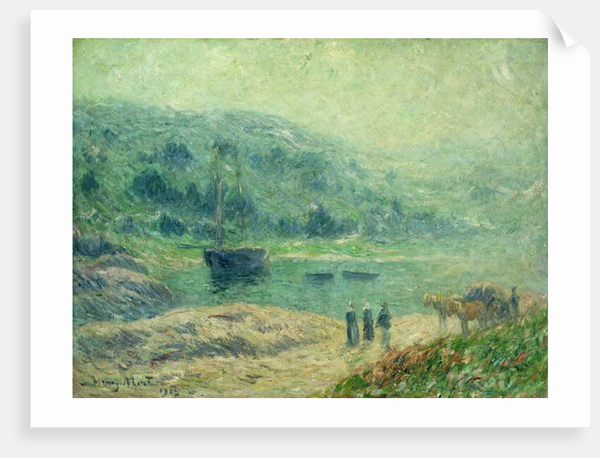 A Cove in Brittany; Crique en Bretagne, 1903 by Henry Moret
