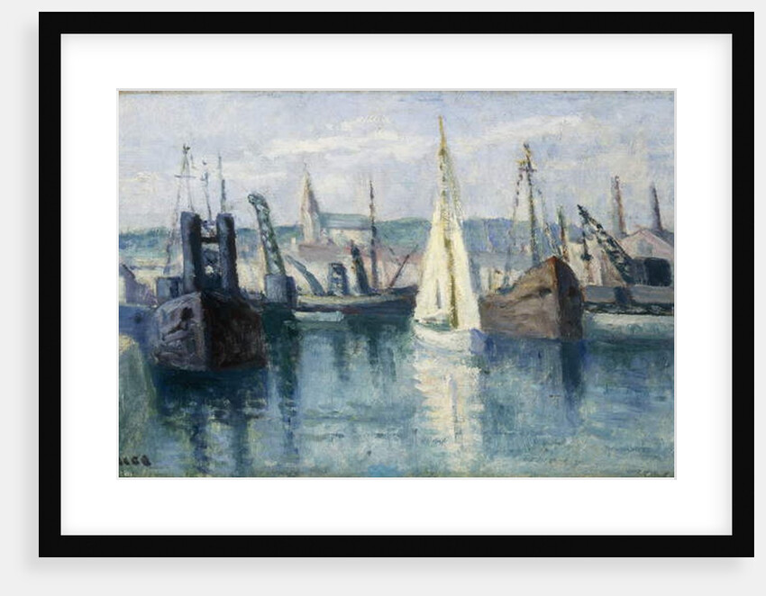 Dieppe, Un Bassin by Maximilien Luce