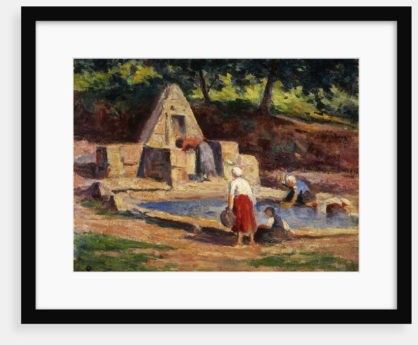 Laundry Maids, Kermouster; Kermouster, Les Lavandieres, 1914-1915 by Maximilien Luce