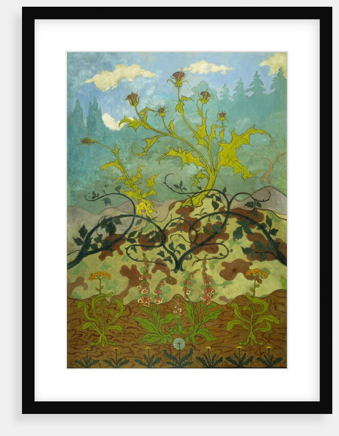 Thistles and Foxglove; Chardons et Digitales, 1899 by Paul Ranson