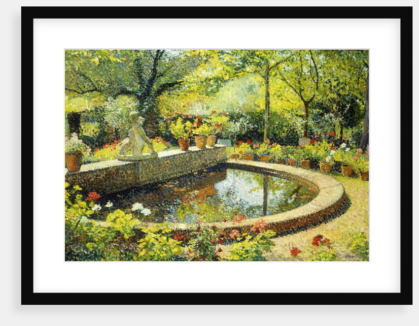 The Pond at Marquayrol; Le Basin de Marquayrol, c.1930 by Henri Jean Guillaume Martin