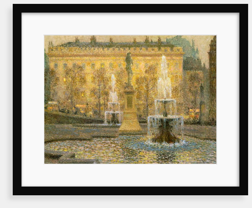 Trafalgar Square, London, 1908 by Henri Eugene Augustin Le Sidaner