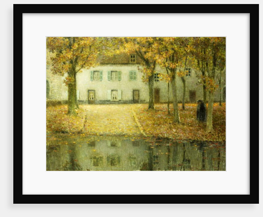 Little Place on the Banks of the Eau at Chartres by Henri Eugene Augustin Le Sidaner