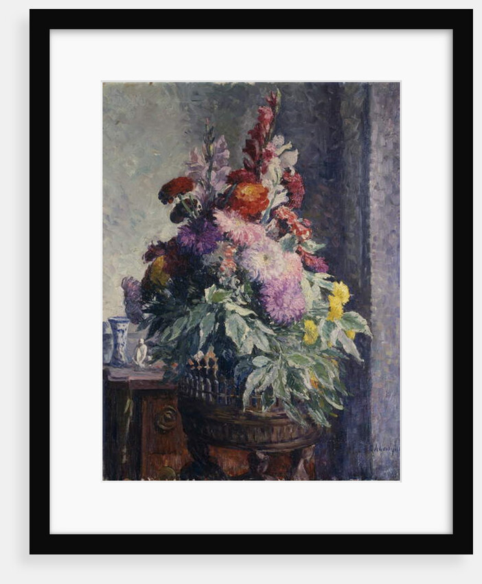 Interior with Bouquet of Flowers; Interieur au Bouquet de Fleurs by Henri Lebasque