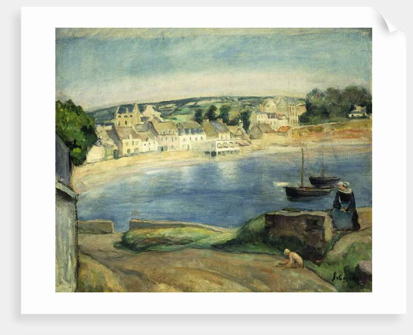 Breton Landscape at Miget; Paysage de Bretagne a Miget by Henri Lebasque