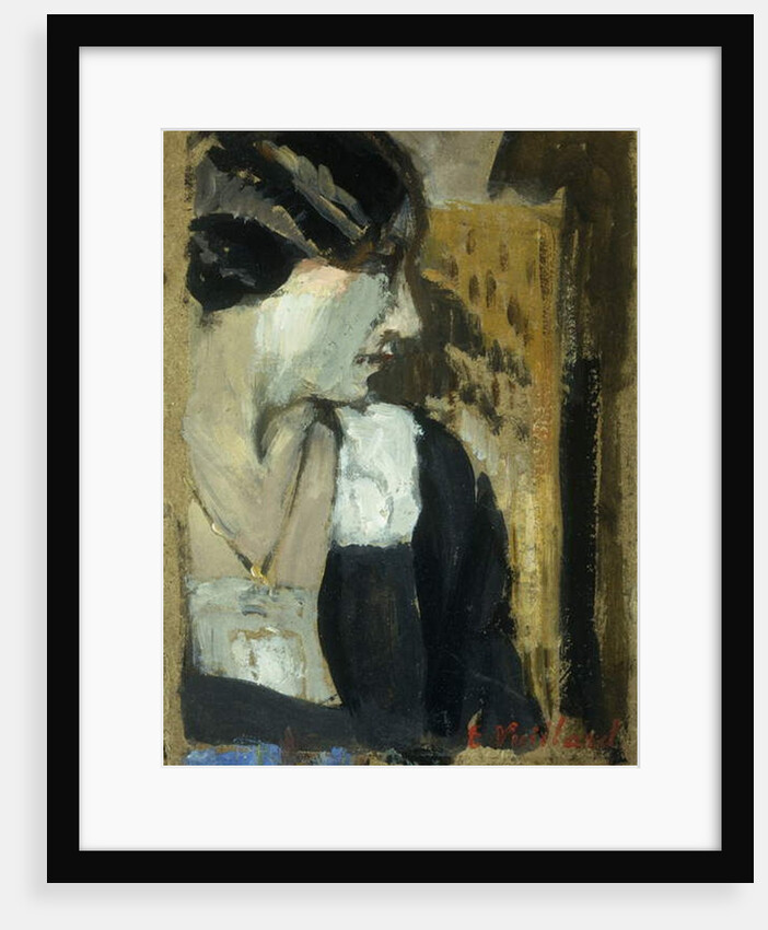 Profile of a Woman; Profil de Femme by Edouard Vuillard