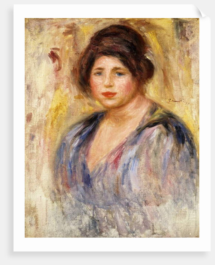 Portrait of a Woman; Portrait de Femme, c.1912 by Pierre Auguste Renoir