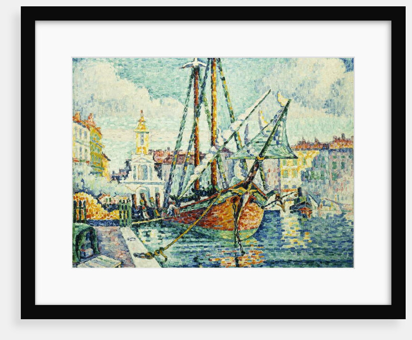 The Port of St. Tropez; Le Port de St. Tropez, 1923 by Paul Signac