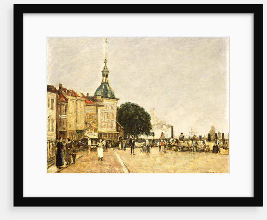 Dordrecht, La Ville, 1884 by Eugene Louis Boudin