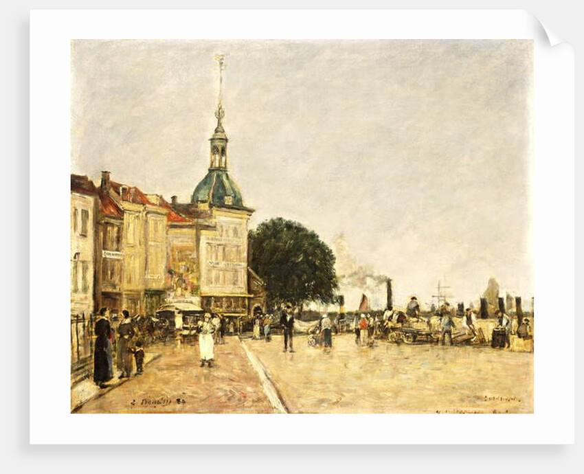 Dordrecht, La Ville, 1884 by Eugene Louis Boudin