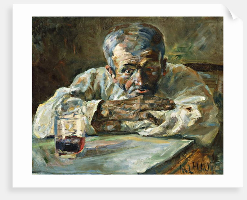 The Alcoholic, Father Mathias; A la Boutique, Chateau du Bosc: Le Buveur, Le Pere Mathias, 1882 by Henri de Toulouse-Lautrec