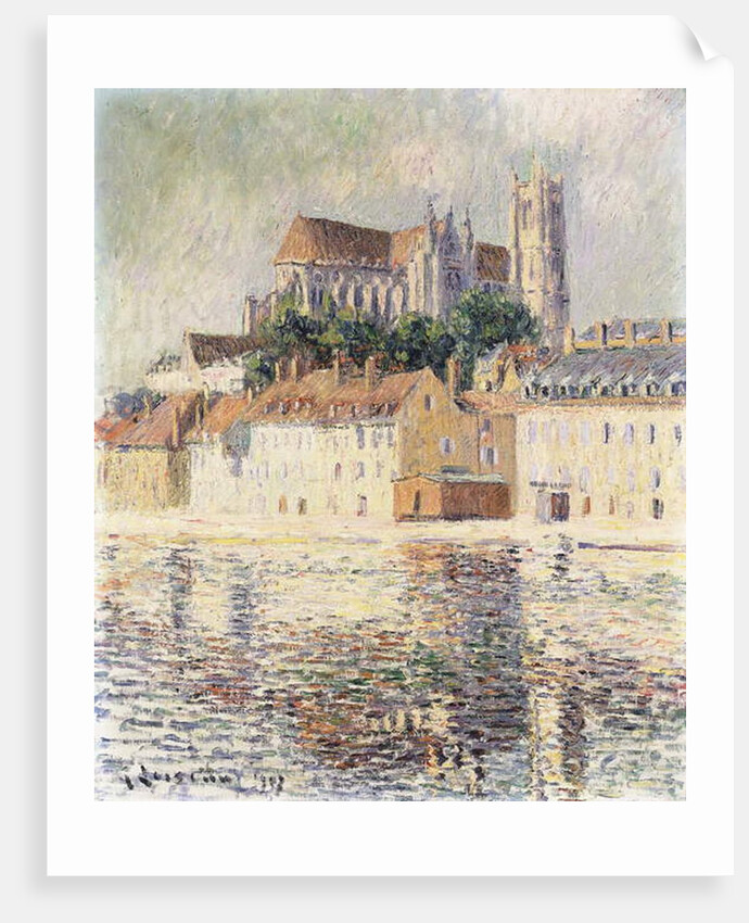 Cathedrale D'Auxerre by Gustave Loiseau