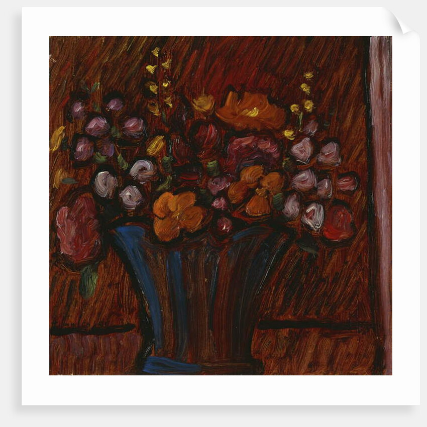 Floral Still life; Blumenstilleben, 1936 by Alexej von Jawlensky