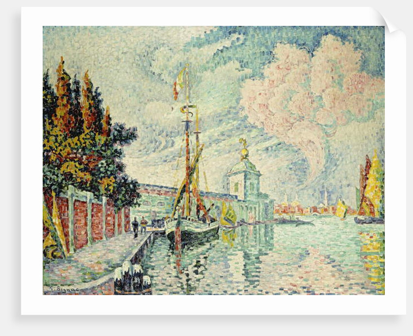 La Dogana, 1909 by Paul Signac