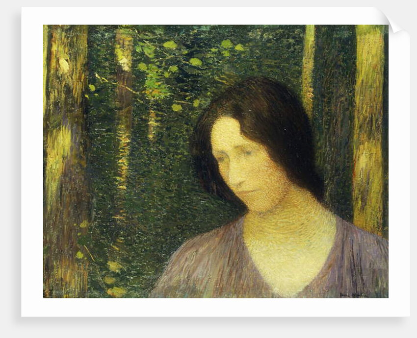 Head of a Woman; Tete de Femme by Henri Jean Guillaume Martin