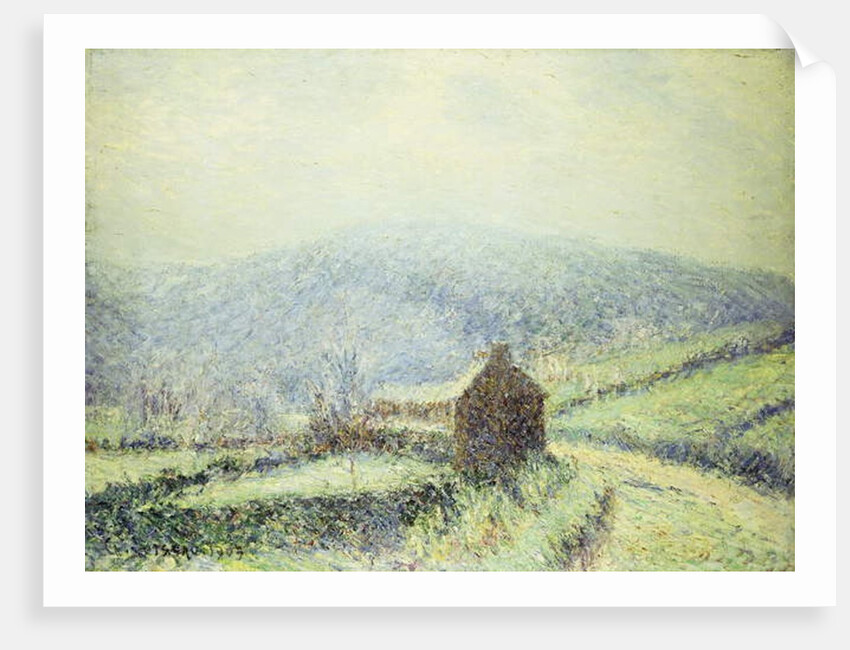 Hoar Frost at Huelgoat, Finistere; Gelee Blanche au Houelgouat Finistere, 1903 by Gustave Loiseau