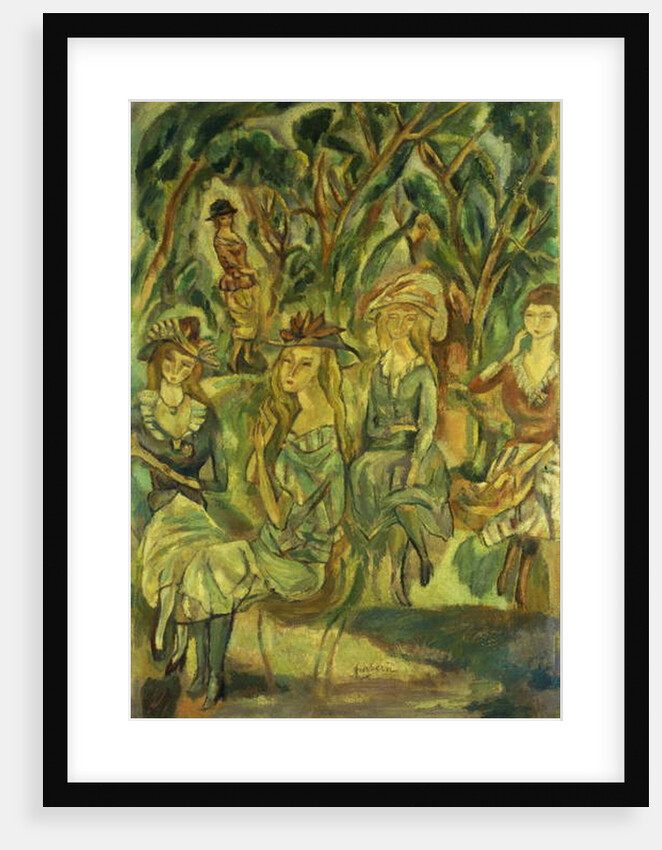Women in the Park; Femmes dans le Parc, 1917 by Jules Pascin