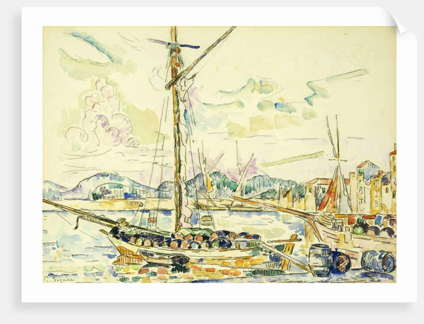 Le Port de Saint-Tropez by Paul Signac