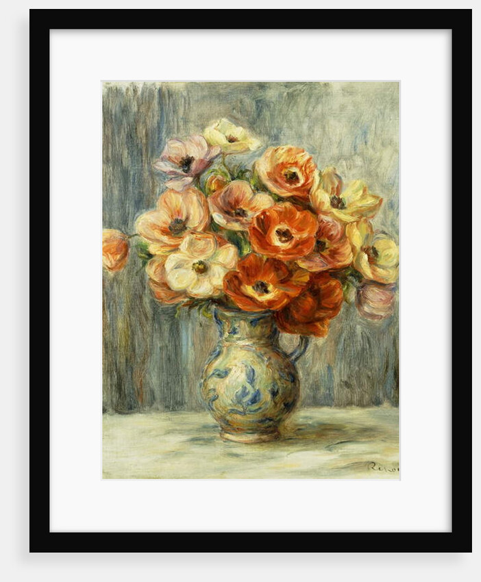 Vase d'Anemones, by Pierre Auguste Renoir