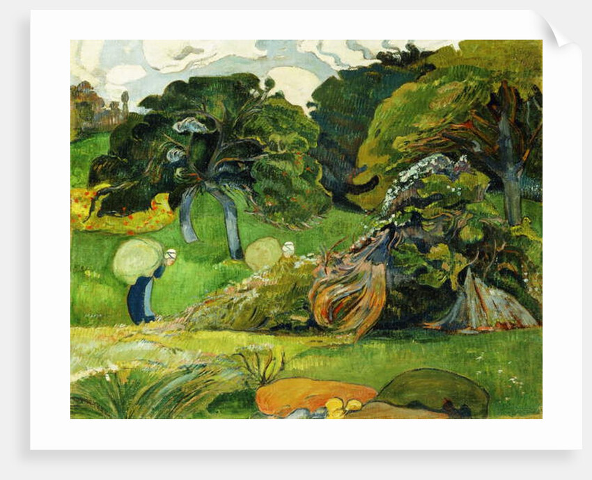 The Two Washerwomen; Les Deux Lavandieres, c. 1892 by Paul Serusier